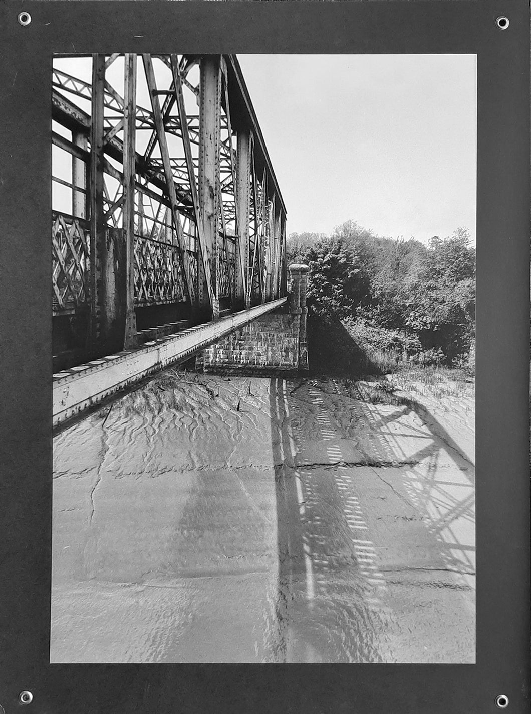 Red Iron Bridge no 14 ~ limited edition mounted b&w prints