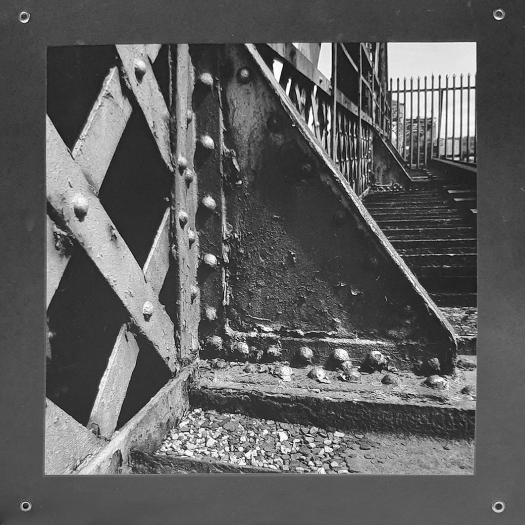 Red Iron Bridge no 10 ~ limited edition mounted b&w prints