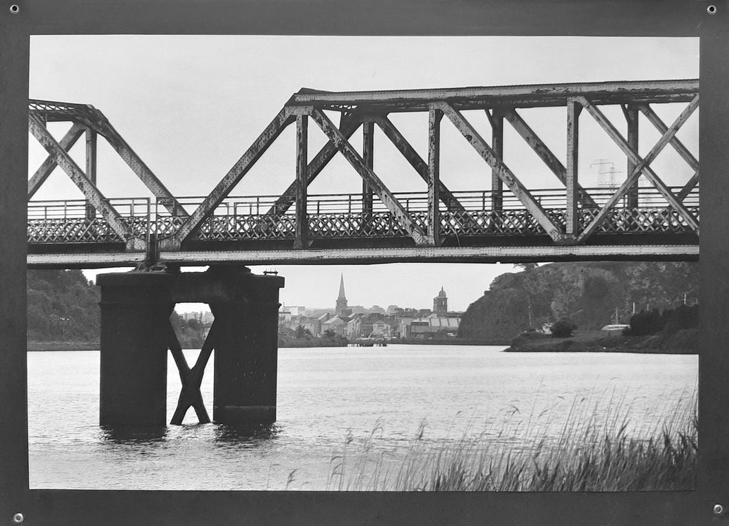 Red Iron Bridge no 1 ~ limited edition mounted b&w prints